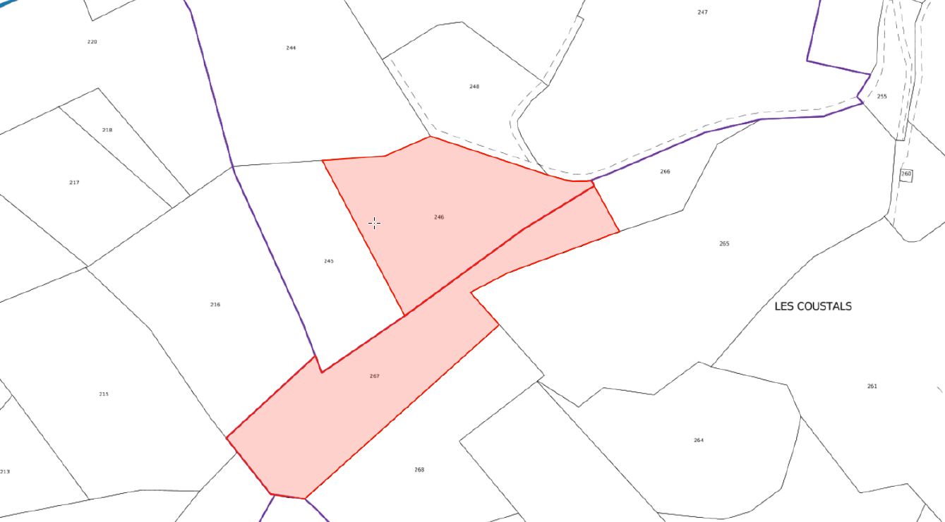 Plan cadastral A246 / A267