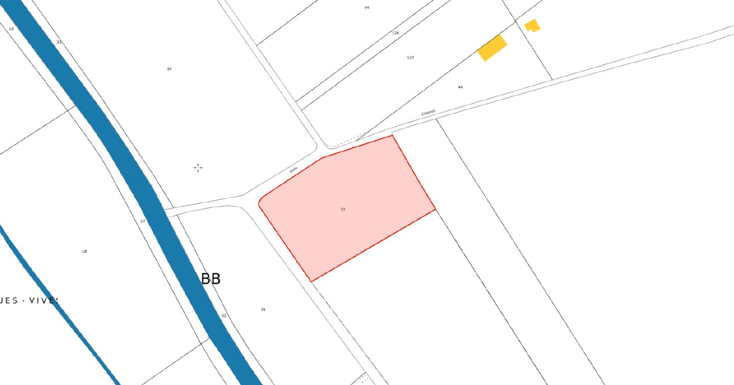Plan cadastral BB77