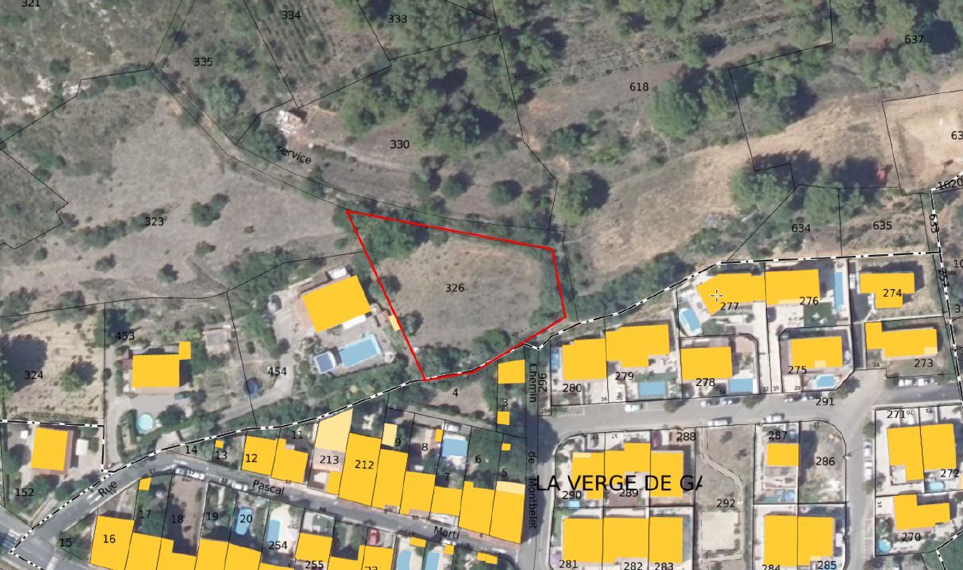 Photo décrivant le bien Vente d'une parcelle situées dans la Commune de Murviel-Les-Beziers