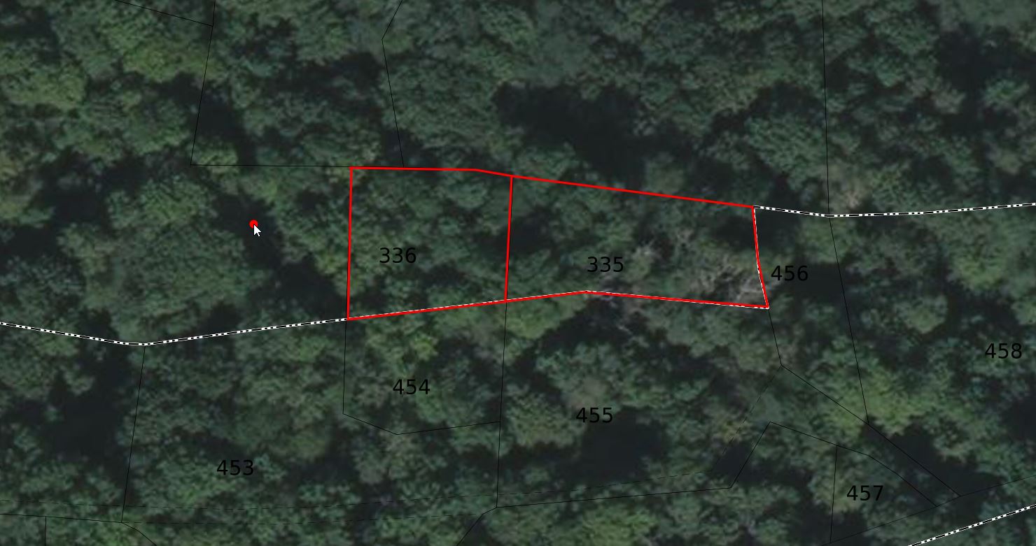 Vue satellite  B335 - B336