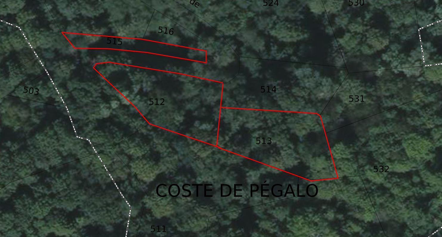 Vue satellite B512 - B513 - B515