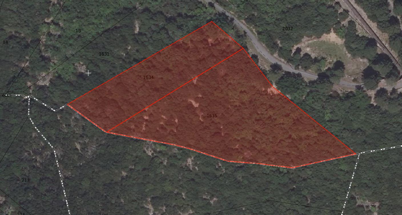 Photo décrivant le bien Vente lot de deux parcelles boisées situées dans la Commune de Saint-Julien