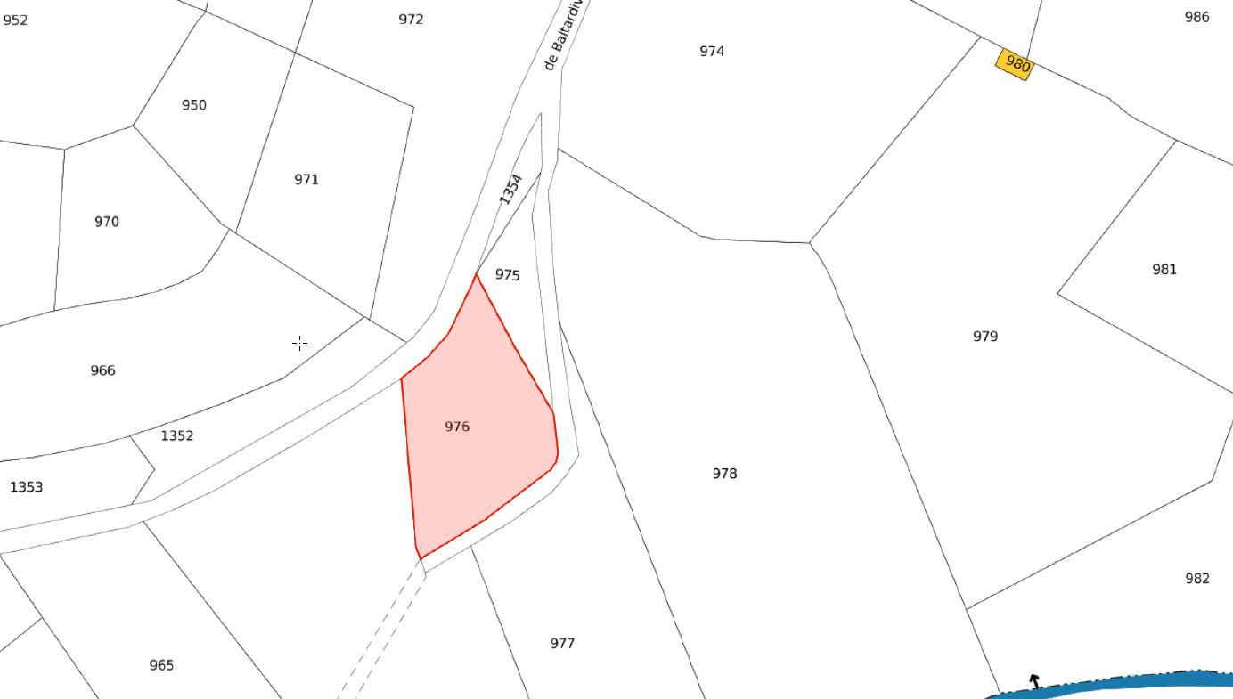 Plan cadastral A976