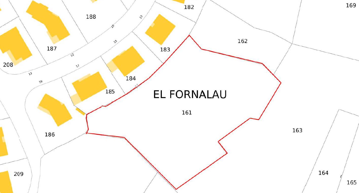 Plan cadastral de la parcelle