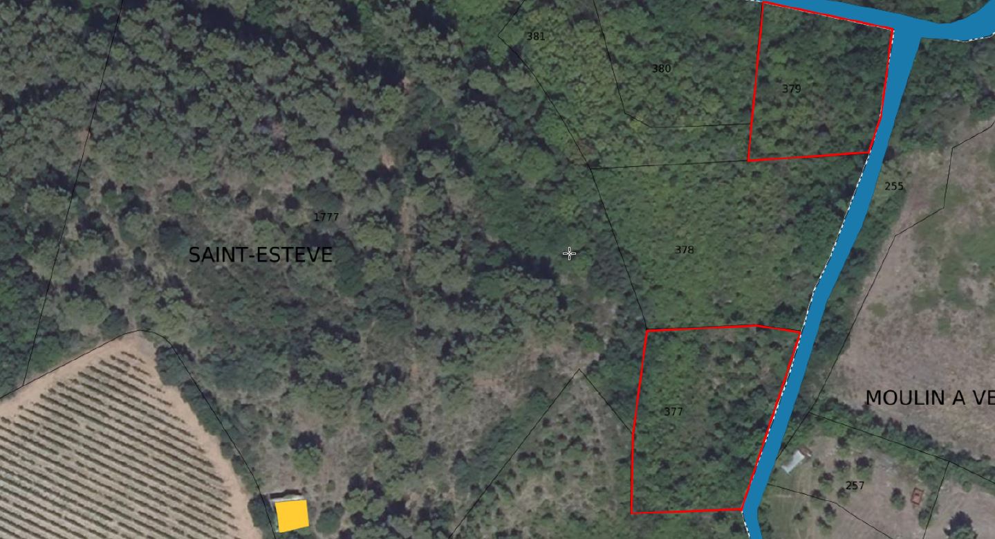 Vue satellite K377 et K379