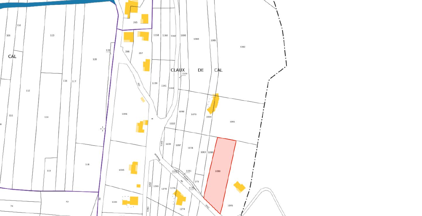 Plan cadastral A1088