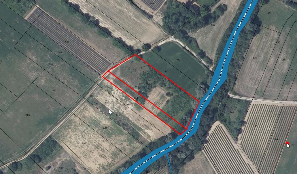 Vue satellite B663 - B664