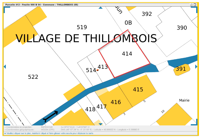 Photo décrivant le bien Parcelle Constructible De 366 M² à Thillombois
