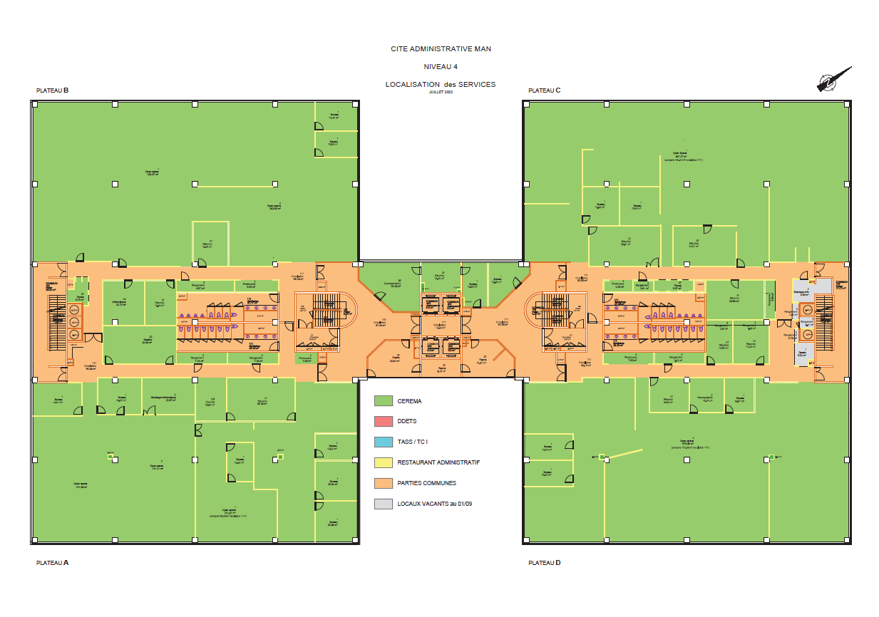 Plan du bien Maison De L'administration Nouvelle à Nantes
