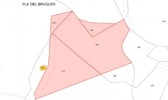 Plan du bien Vente mixte d'un lot de cinq parcelles situées dans la Commune de MAUREILLAS LAS ILLAS (66)