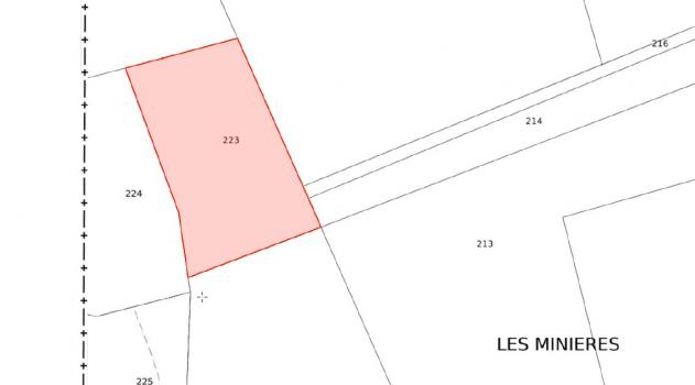 Plan du bien Vente mixte - lot de quatorze parcelles situées dans la Commune de Dompierre-sur-Helpe (59)