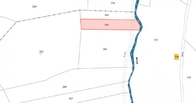 Plan du bien Vente lot de six parcelles situées dans la Commune de Monteils (12)