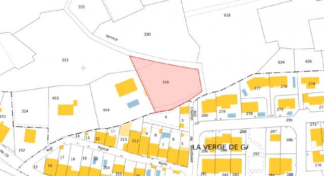Plan du bien Vente d'une parcelle situées dans la Commune de Murviel-Les-Beziers