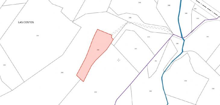 Plan du bien Vente mixte  d'un lot de neuf parcelles situées dans la Commune de Peyrefitte Du Razes