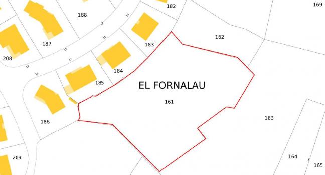 Plan du bien Vente d'une parcelle constructible située dans la Commune de Estagel