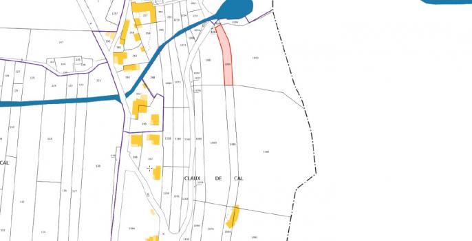 Plan du bien Vente lot de six parcelles situées dans la Commune de NAVACELLES