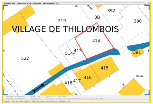 Photo décrivant le bien Parcelle Constructible De 366 M² à Thillombois