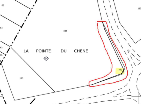 Photo décrivant le bien Bande De Terrain En Bordure De Route