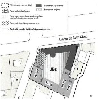 Photo décrivant le bien Cession Du Terrain Sis 20 Rue Montbauron (versailles)